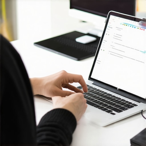 Person adjusting power plan on laptop for better battery life