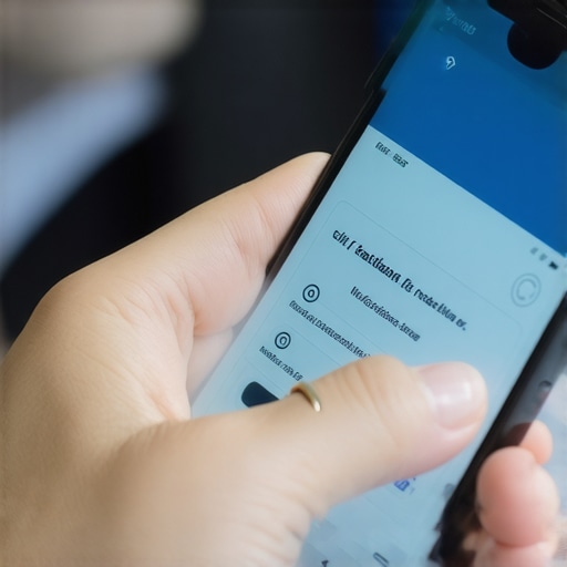 User configuring settings on a smartphone for a smart ring to conserve battery