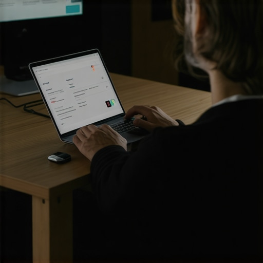 A sleek laptop demonstrating rapid charging in a contemporary workspace.