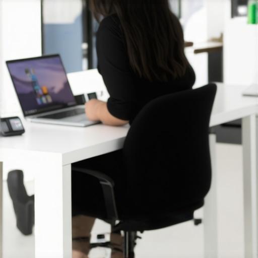A clean and organized home office with tech devices being maintained and cleaned.