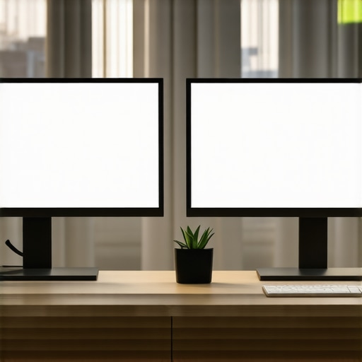 The Best Lighting Angle to Stop Glare on Your Dual Monitor Setup
