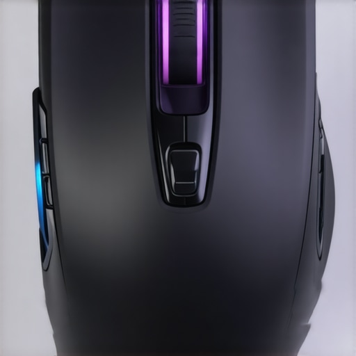 Close-up of a gamer adjusting weights inside a customizable gaming mouse.