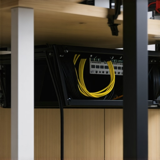 The Best Under-Desk Cable Tray for Heavy Power Bricks