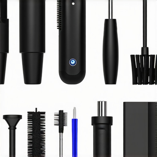 Electronics Maintenance Tools Kit Display of professional tools for maintaining wearable devices, laptops, and smart home tech.