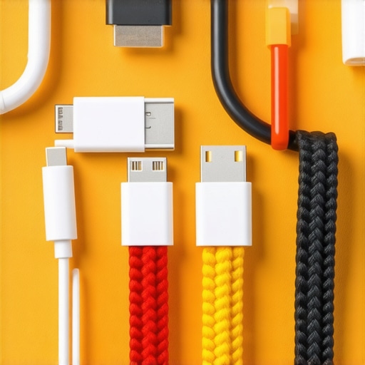 A clean home office desk with cables neatly routed using clips and sleeves, demonstrating effective cable hiding techniques.
