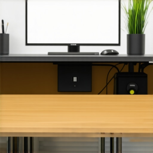 The Secret to Hiding Your Power Strip Behind Your Desk