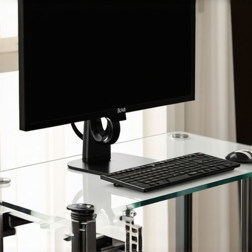 The easy way to mount a monitor on a glass desk without breaking it