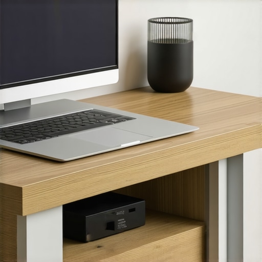 3 Ways to hide a bulky docking station on a small desk