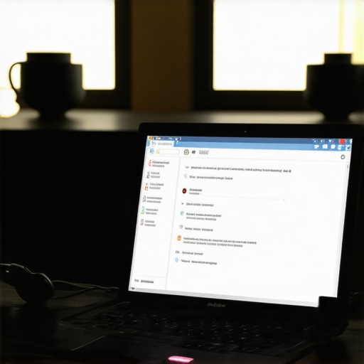 Close-up of laptop screen displaying BIOS power and wake settings