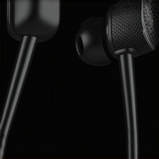 Cleaning high-end earbud mesh correctly Expertly cleaning wireless earbud mesh using a soft brush at the correct angle to avoid damage.