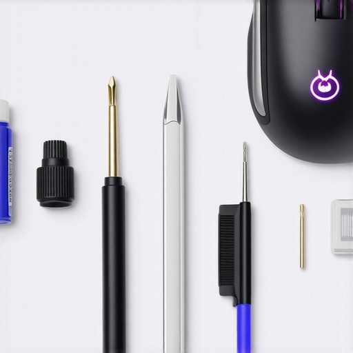 Close up of precision tools used for repairing gaming peripherals