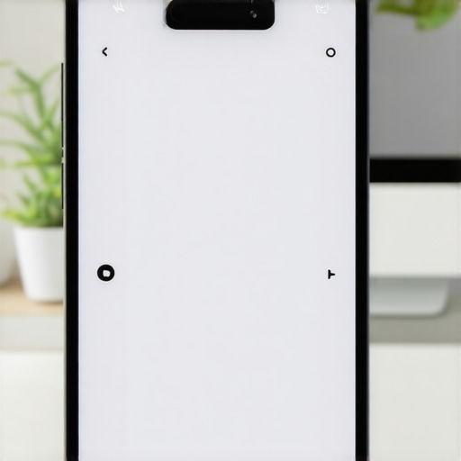 A hand adjusting the manual brightness slider on a smartphone in a sunny room.