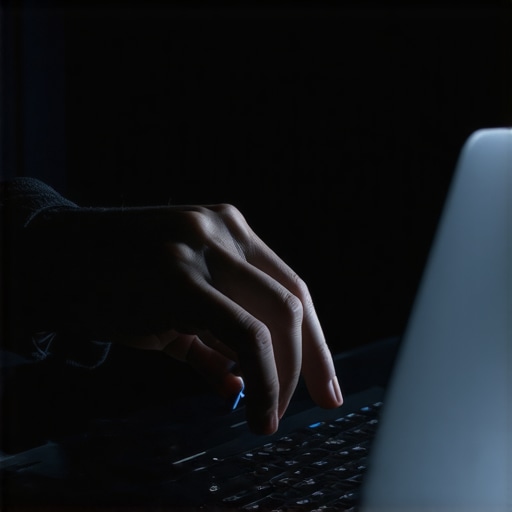 A person performing a hard reset on a laptop that won't wake from sleep mode.