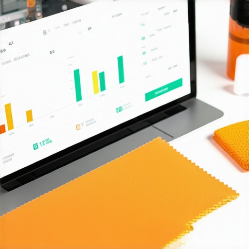 A professional tech maintenance kit and a laptop showing battery health diagnostics on a desk.