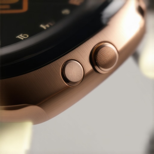Close-up shot of a damaged smartwatch pin and the lug area showing signs of mechanical stress.