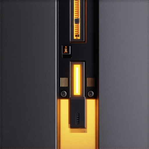 Close-up of a laptop charging port showing internal components and heat effects