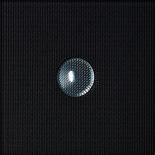 Macro view of minerals and water tension on a phone speaker grille