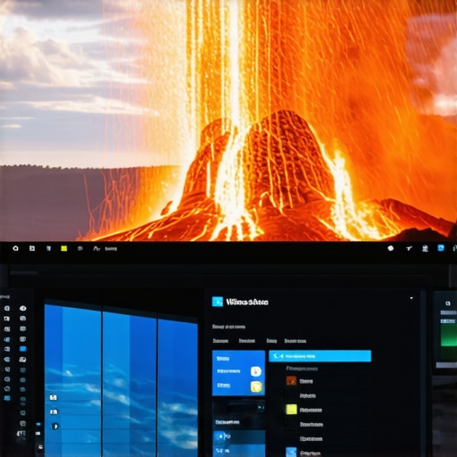 A laptop screen showing the difference between standard and HDR settings for better brightness.