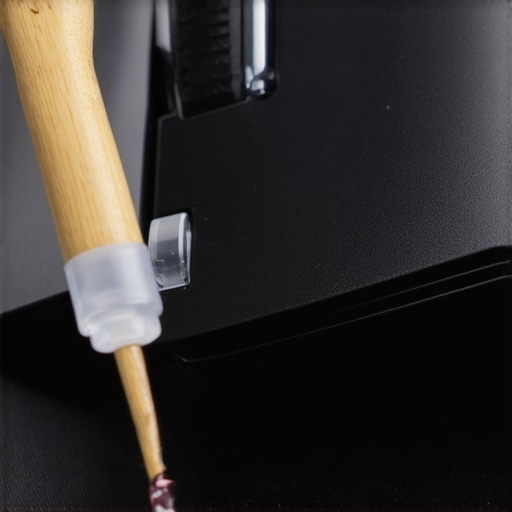 Precision lubrication of a mouse scroll wheel Using a toothpick to apply lubricant to a squeaky mouse wheel axle