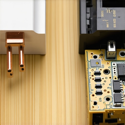Premium vs Budget Smart Plug Internal Comparison Comparison of internal components of a high-quality smart plug and a cheap burnt one.