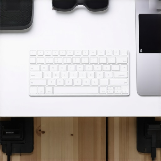 Proactive Tech Maintenance for Home Offices A well-organized and maintained desk setup with modern laptops and accessories.