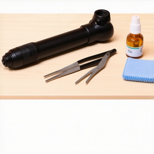 A collection of tools for cleaning and maintaining laptops and smart home devices.