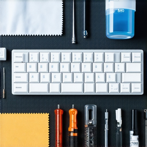 Professional Tech Maintenance Kit Essentials Tools for maintaining mechanical keyboards and home office tech gear