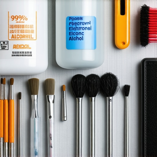 Professional Tech Maintenance Tool Kit A collection of specialized tools used for cleaning and maintaining laptops, keyboards, and smart devices.