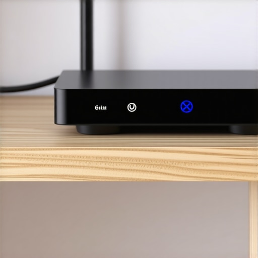 Proper Airflow for Smart Home Hubs A smart home hub elevated for cooling to prevent thermal reboots