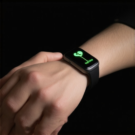 Proper Smartwatch Placement for Accuracy A person positioning a smartwatch correctly on their forearm for better sensor readings.