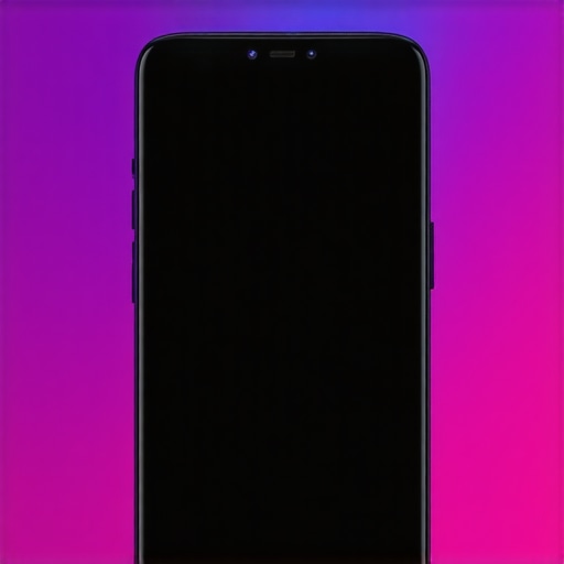 A smartphone using dark mode to protect against OLED burn-in.