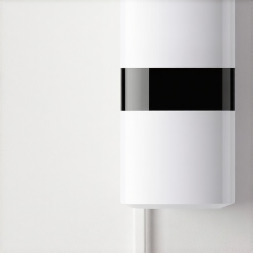 Applying tape to a smart motion sensor to narrow the field of view and prevent false triggers.