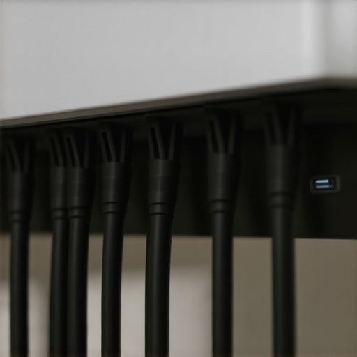 The Easiest Way to Organize Cables Under a Metal Desk