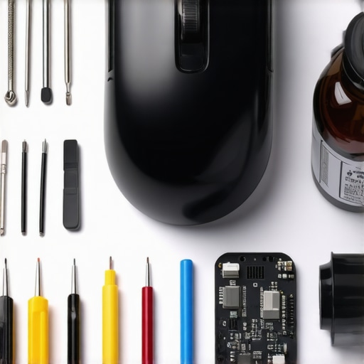 Precision screwdrivers and cleaning tools for repairing computer peripherals and office tech