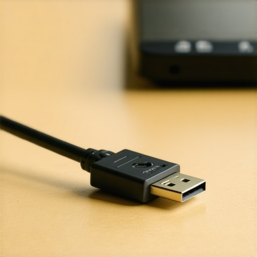USB Extension Cable for Signal Isolation A USB extension cable used to move a wireless mouse receiver away from a router to prevent interference.